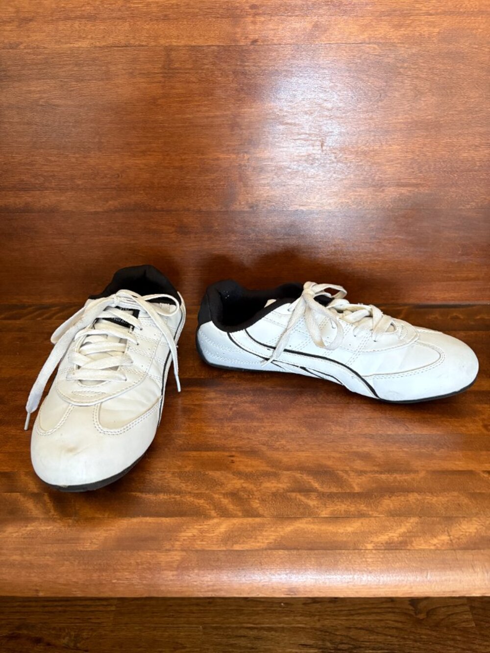 U.S. Polo Assn. Ashton White & Black Low Top Sneakers Sporty Chic 10